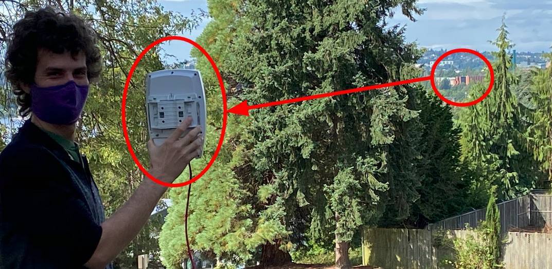 photo of Matt holding CPE